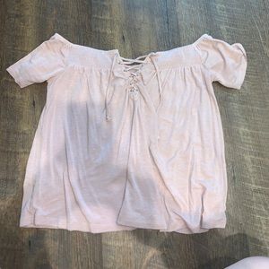 Off the shoulder shirt